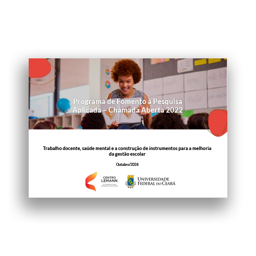 Trabalho docente, saúde mental e a construção de instrumentos para a melhoria da gestão escolar